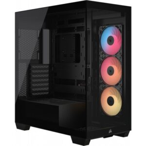 Corsair 3500X RS-R ARGB Tempered Glass Black Steel E-ATX Mid-Tower Desktop Chassis