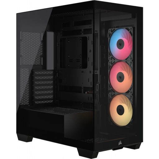 Corsair 3500X RS-R ARGB Tempered Glass Black Steel E-ATX Mid-Tower Desktop Chassis