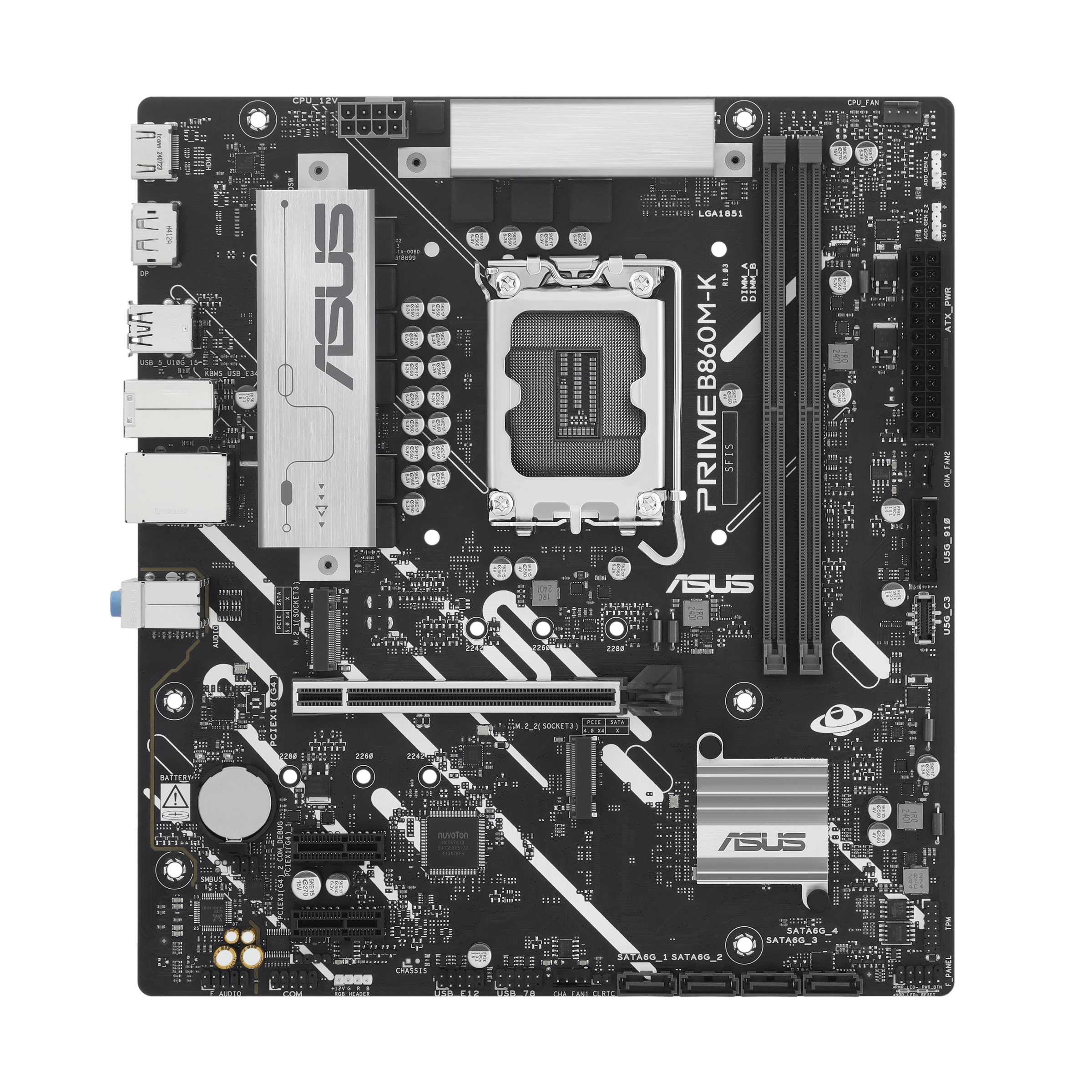 Gigabyte B860M K Intel B860 LGA 1851 Arrow Lake Micro-ATX Desktop Motherboard