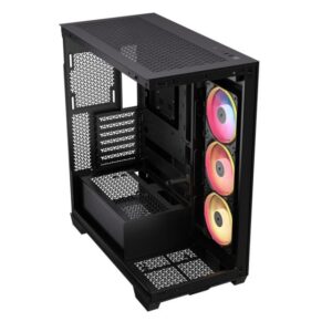Corsair 3500X LX-R Black RGB iCUE LINK Tempered Glass Mid-Tower Desktop Chassis Corsair 3500X LX-R Black RGB iCUE LINK Tempered Glass Mid-Tower Desktop Chassis