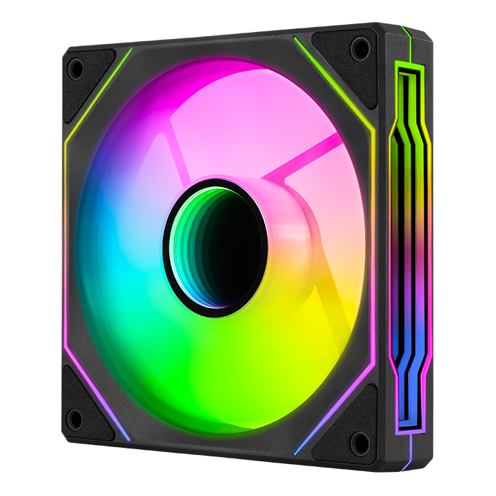 AeroCool Phantom M-3 12 ARGB PWM 120mm Fan - Black