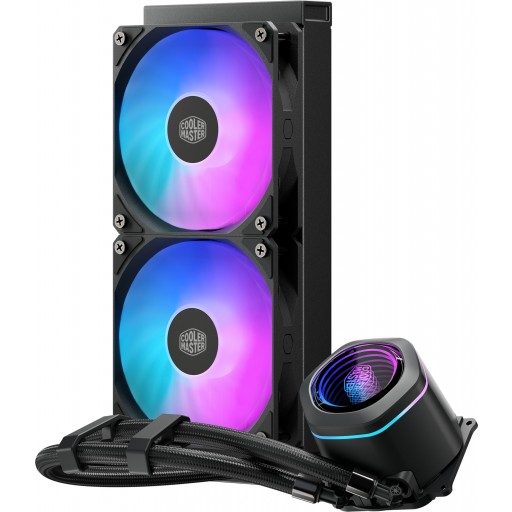 Cooler Master MasterLiquid Core NEX 240 240mm ARGB All-In-One Black Liquid CPU Cooler