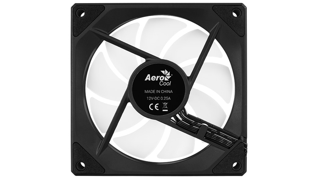 AeroCool Phantom M-3 12 ARGB PWM 120mm Fan - Black