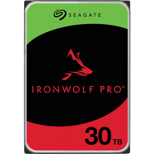 Seagate IronWolf Pro 30TB 7200rpm SATA 6Gb/s 512MB Cache 3.5 Inch Internal Hard Drive