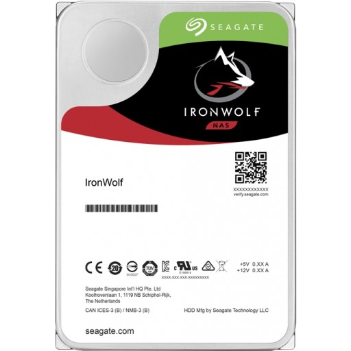 Seagate IronWolf 8TB 7200RPM 256MB Cache SATA 6Gb/s 3.5" NAS Internal Hard Drive