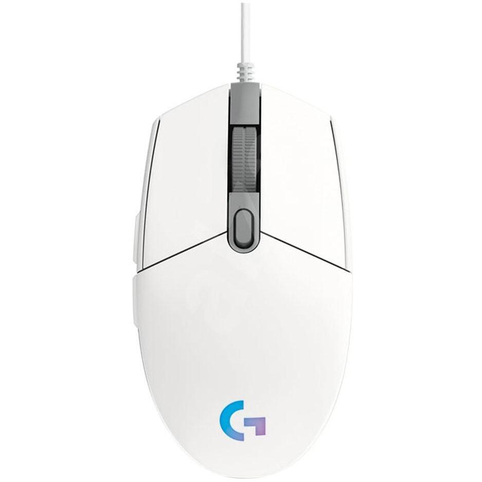 Logitech G102 LightSync RGB Mouse USB White Wired Gaming Mouse