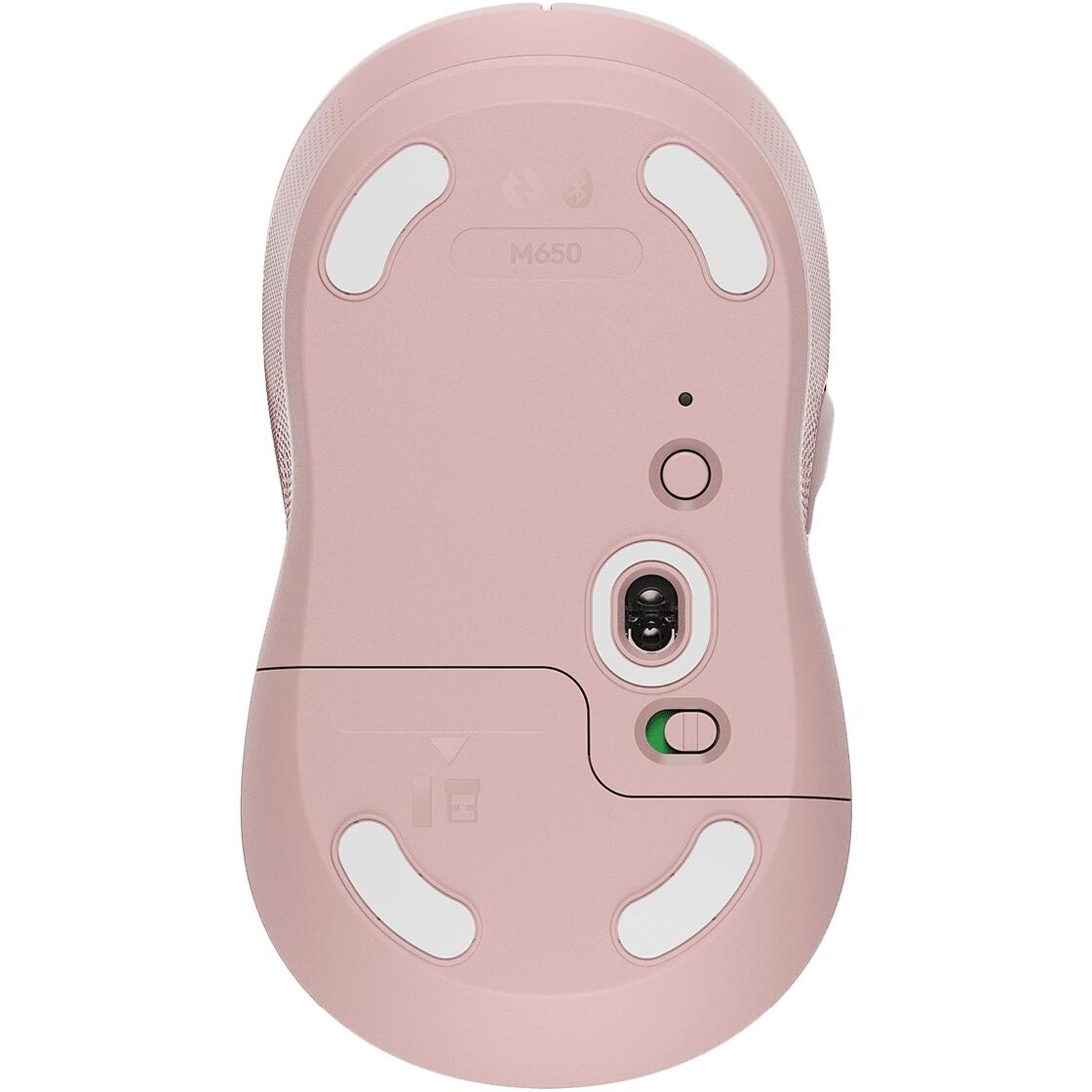 Logitech Signature M650 2000 DPI Rose Wireless Optical Mouse