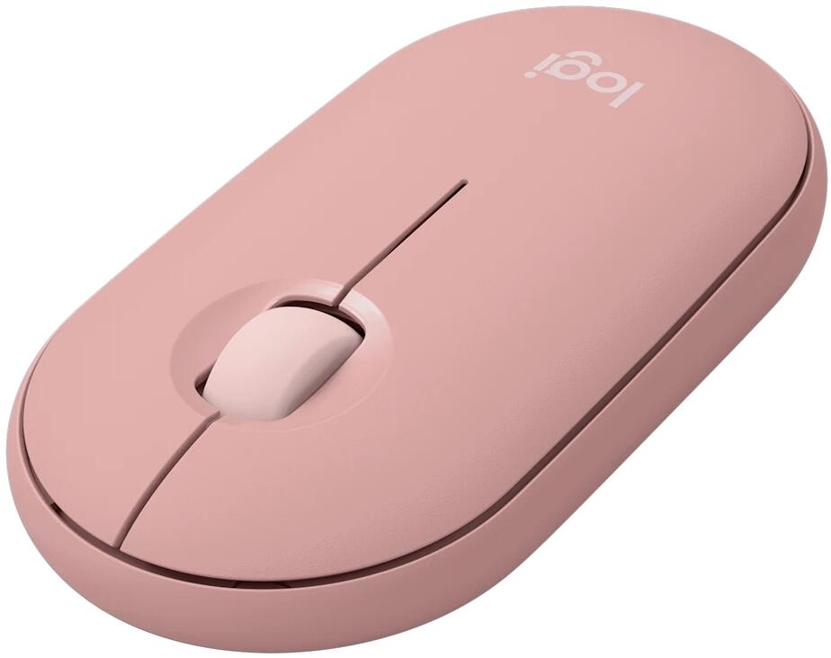 Logitech Pebble Mouse 2 M350S Tonal Rose 1000 DPI Bluetooth Wireless Mouse