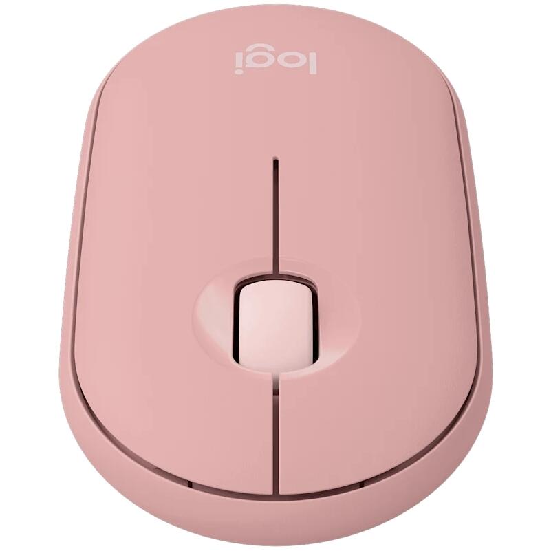 Logitech Pebble Mouse 2 M350S Tonal Rose 1000 DPI Bluetooth Wireless Mouse