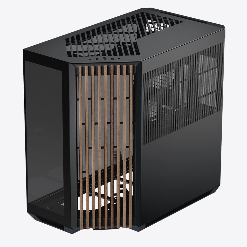 AeroCool APNX V1 Black/Wood ATX Mid Tower PC Case