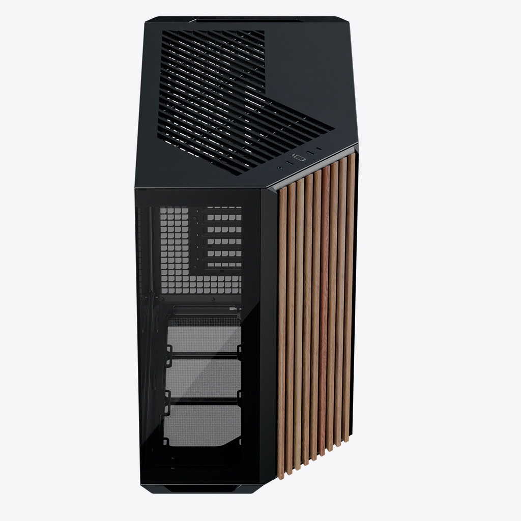 AeroCool APNX V1 Black/Wood ATX Mid Tower PC Case