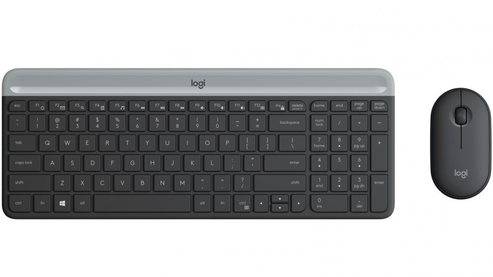 Logitech MK470 Slim Wireless Keyboard and Mouse Combo - Graphite
