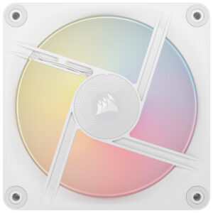 Corsair iCUE LINK LX120-R RGB 120mm PWM Reverse Expansion Fan – White Corsair iCUE LINK LX120-R RGB 120mm PWM Reverse Expansion Fan - White