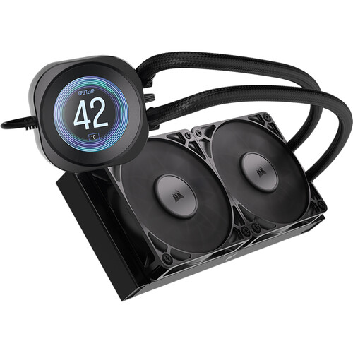 Corsair NAUTILUS 240 RS LCD 240mm Black Liquid CPU Cooler