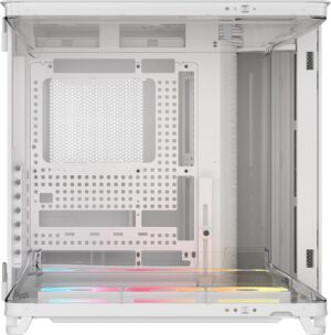 Corsair AIR 5400 LX-R iCUE LINK ARGB Tempered Glass White Steel E-ATX Mid-Tower Desktop Chassis Corsair AIR 5400 LX-R iCUE LINK ARGB Tempered Glass White Steel E-ATX Mid-Tower Desktop Chassis