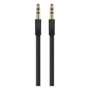 Volkano Slim Series 3.5mm Aux Stereo Cable 2m Black