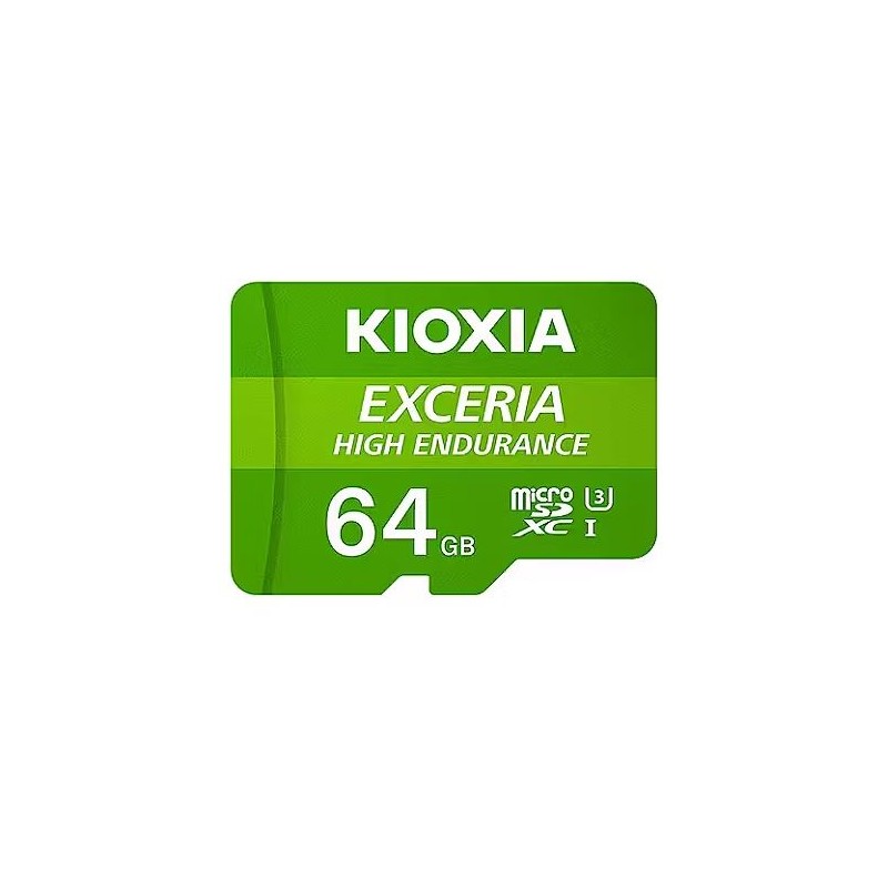 Kioxia EXCERIA HIGH ENDURANCE G2 64GB MicroSDXC UHS-I Class 10 Memory Card