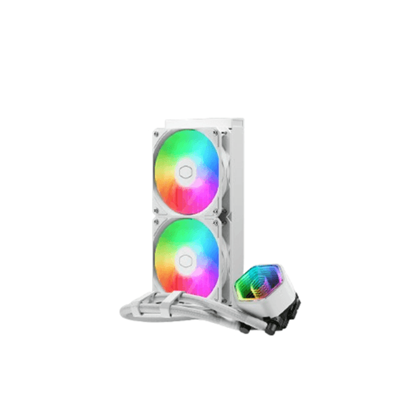 Cooler Master MasterLiquid Core NEX 240 AIO CPU Cooler - White