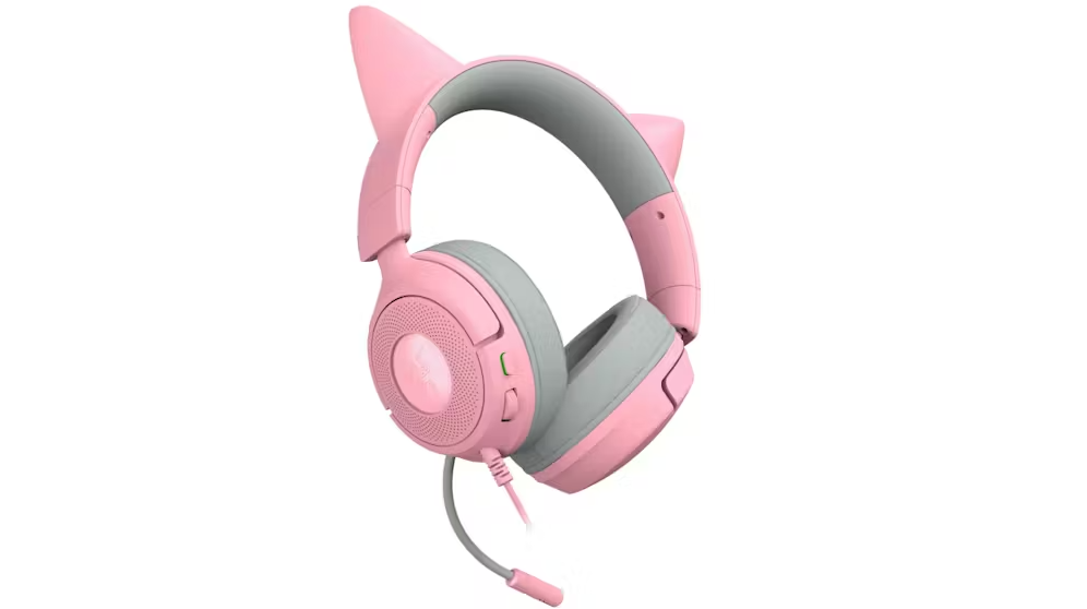 Razer Kraken Kitty V3 X Quartz Wired RGB Stereo Gaming Headset