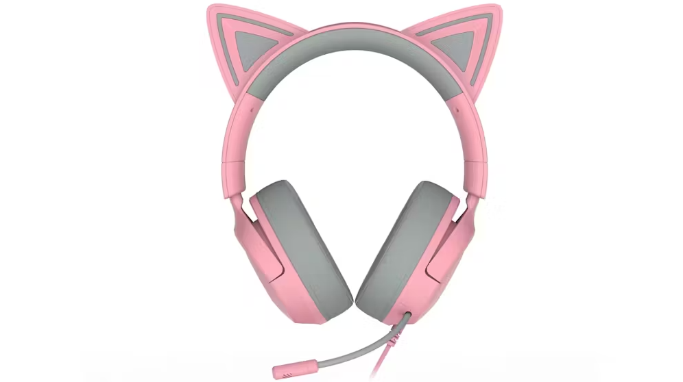 Razer Kraken Kitty V3 X Quartz Wired RGB Stereo Gaming Headset