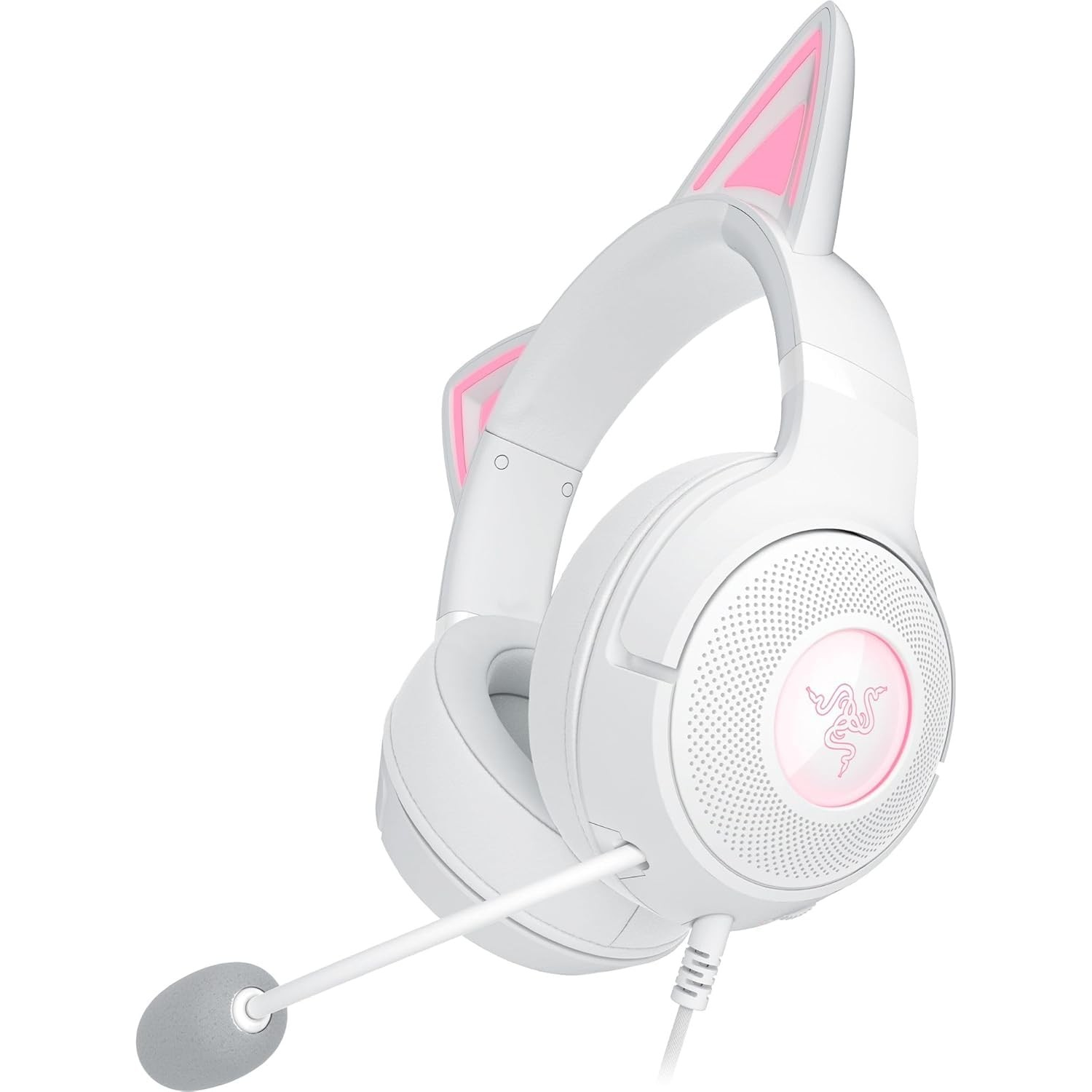Razer Kraken Kitty V3 X White Wired RGB Stereo Gaming Headset