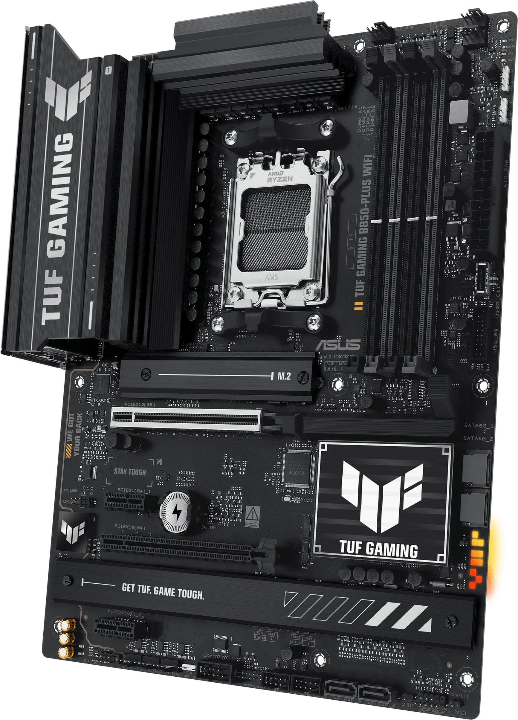 ASUS TUF GAMING B850-PLUS WIFI AMD B850 Ryzen Socket AM5 ATX Desktop Motherboard