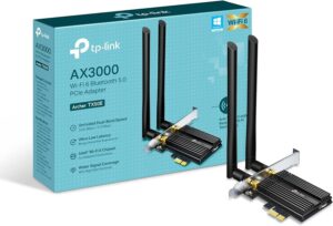 Tp-Link Archer TX50E AX3000 Wi-Fi 6 Bluetooth 5.0 PCIe Adapter Tp-Link Archer TX50E AX3000 Wi-Fi 6 Bluetooth 5.0 PCIe Adapter