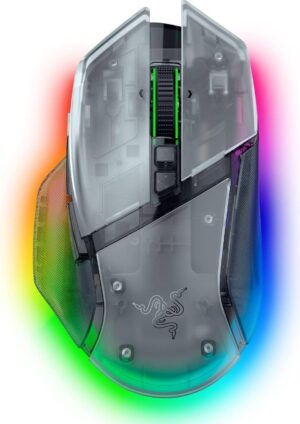 Razer Basilisk V3 Pro 35K DPI Wireless Optical Phantom White Edition RGB Gaming Mouse