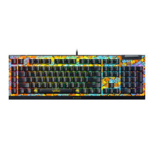 Razer BlackWidow V4 X Chroma RGB Pokémon Kanto Starters Green Clicky USB Wired Black Mechanical Gaming Keyboard Razer BlackWidow V4 X Chroma RGB Pokémon Kanto Starters Green Clicky USB Wired Black Mechanical Gaming Keyboard