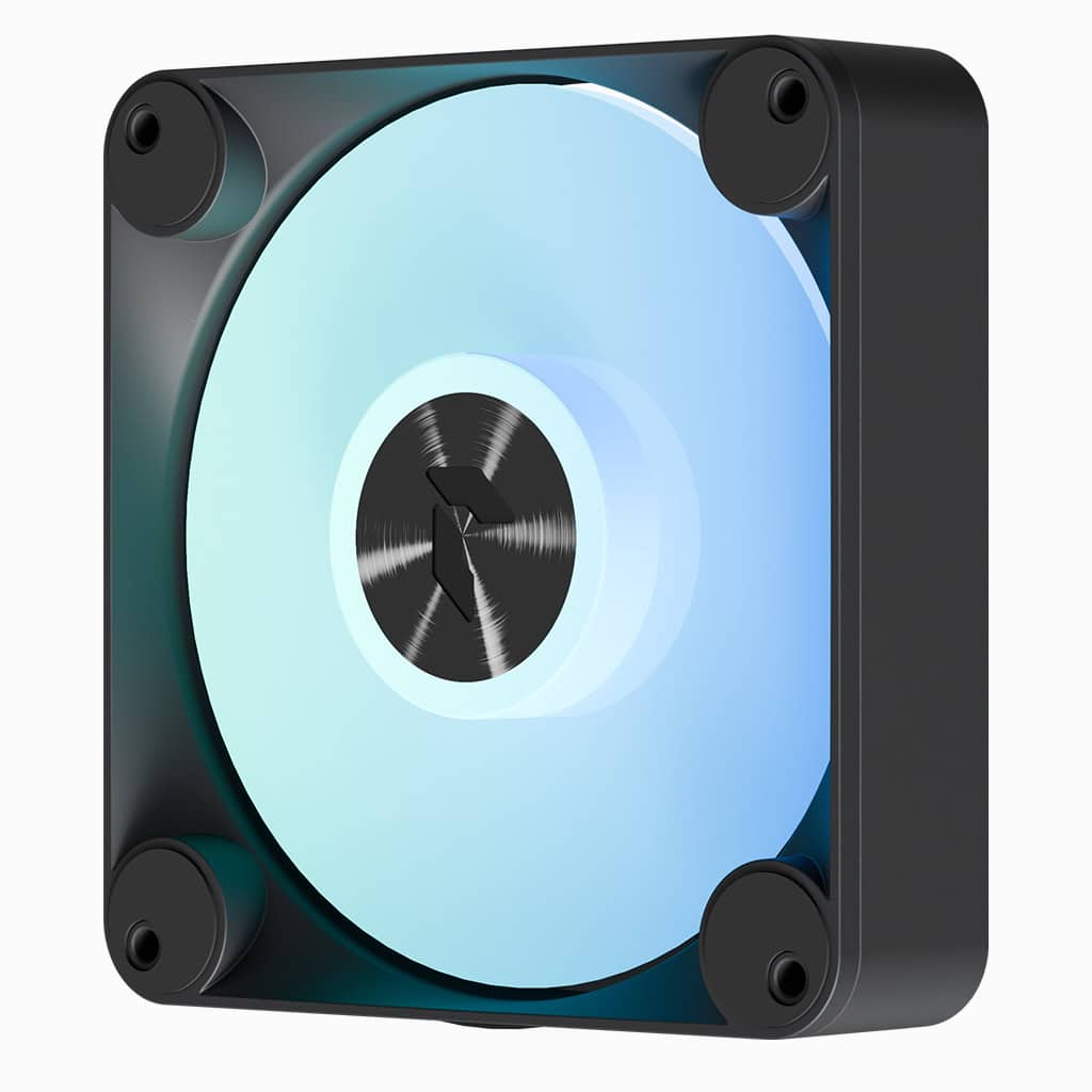 APNX FP1 120mm PWM ARGB Fan 3 Pack with Hub - Black