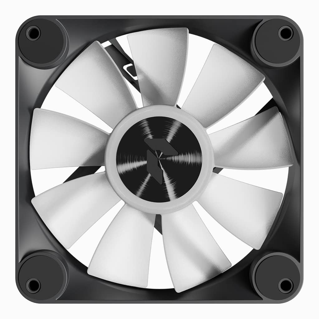 APNX FP1 120mm PWM ARGB Fan 3 Pack with Hub - Black