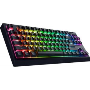 Razer BlackWidow V4 TKL HyperSpeed Gen3 Linear Switch Tenkeyless Wireless Black Mechanical Gaming Keyboard