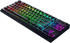 Razer BlackWidow V4 TKL HyperSpeed Gen3 Linear Switch Tenkeyless Wireless Black Mechanical Gaming Keyboard