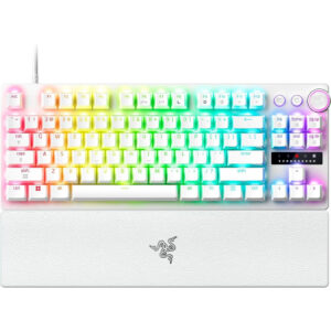Razer Huntsman V3 Pro Tenkeyless 8KHz Mechanical Gaming Keyboard - White Edition
