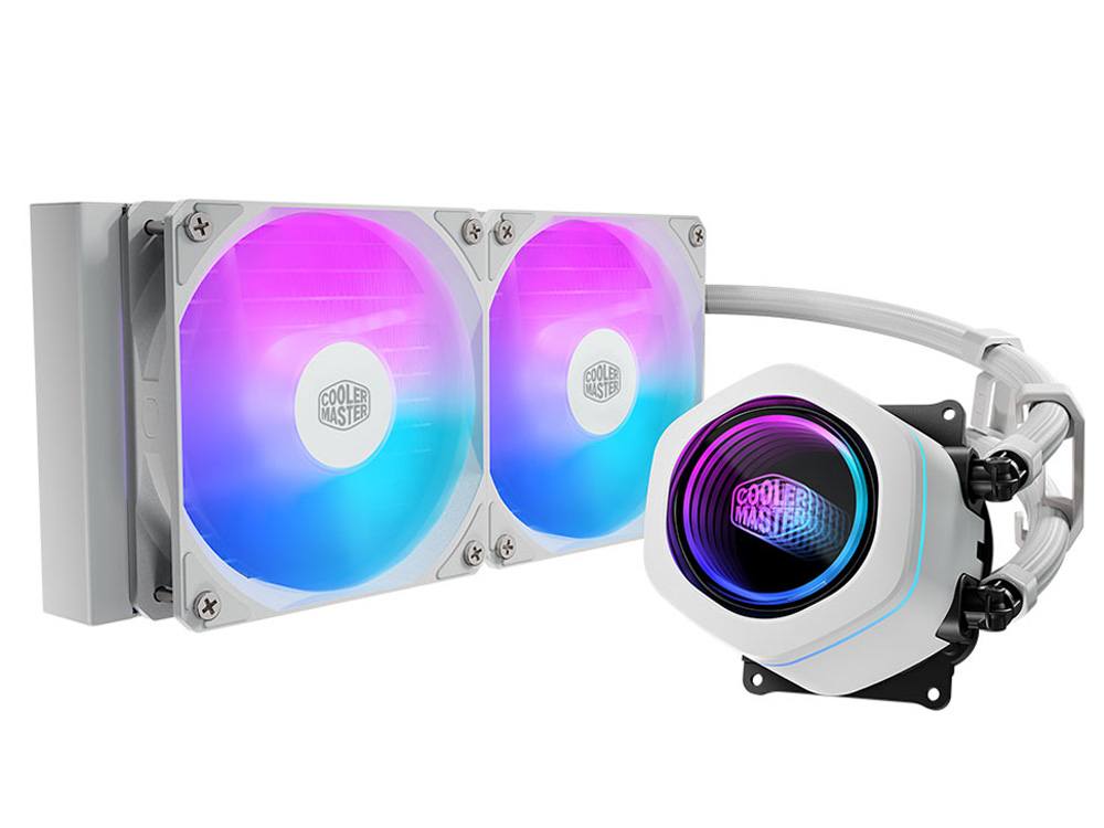 Cooler Master MasterLiquid Core NEX 240 AIO CPU Cooler - White