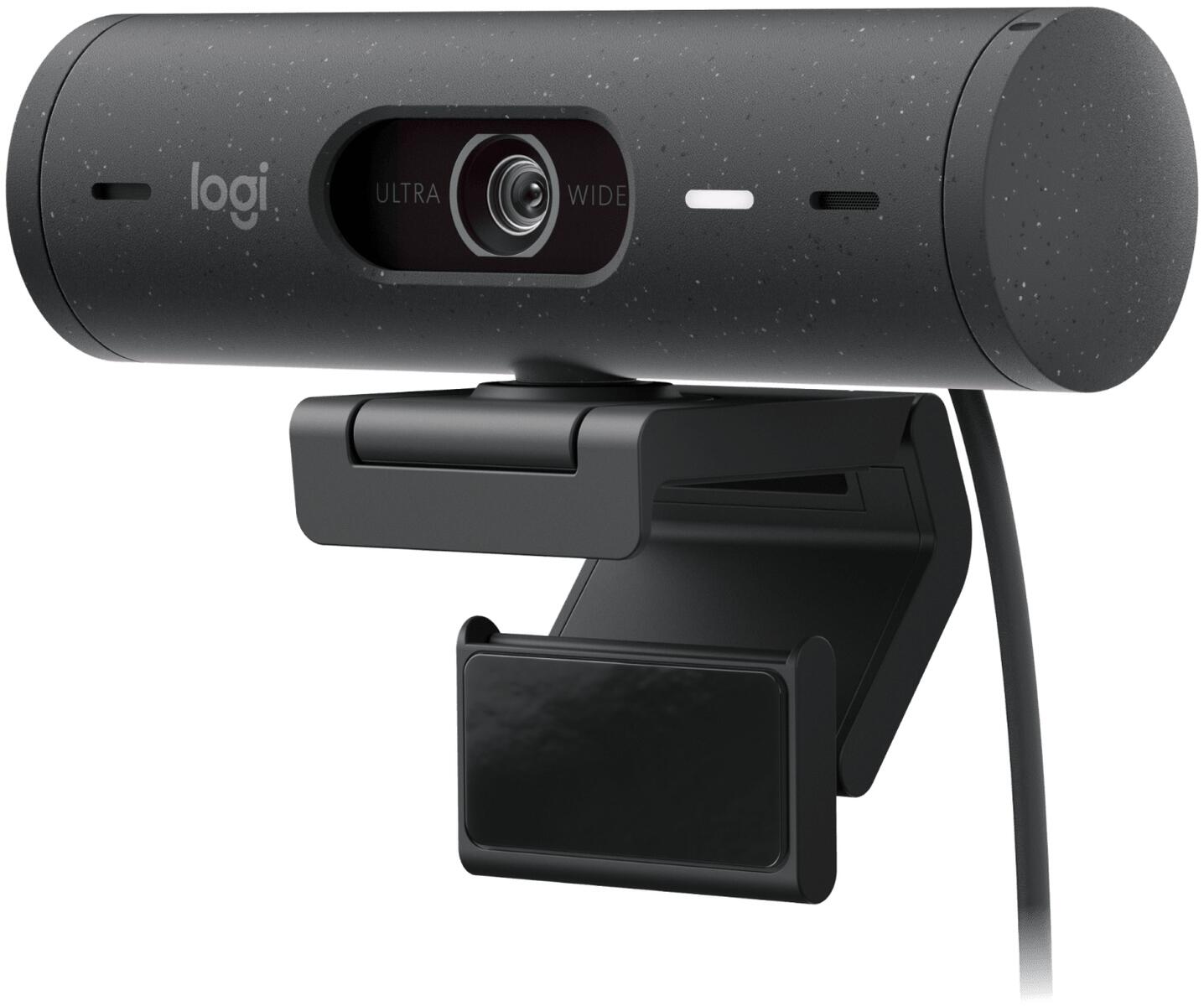 Logitech BRIO 500 USB 4MP 1080p Webcam - Graphite