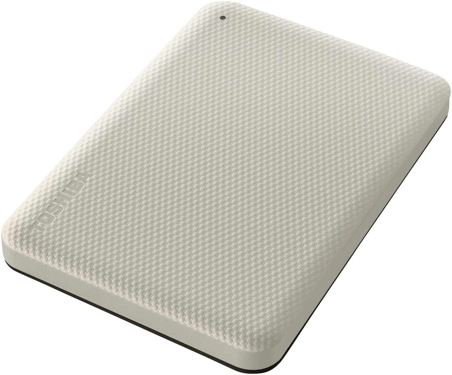 Toshiba Canvio Advance 2TB USB 3.2 Gen1 2.5" Portable External Hard Drive - Beige