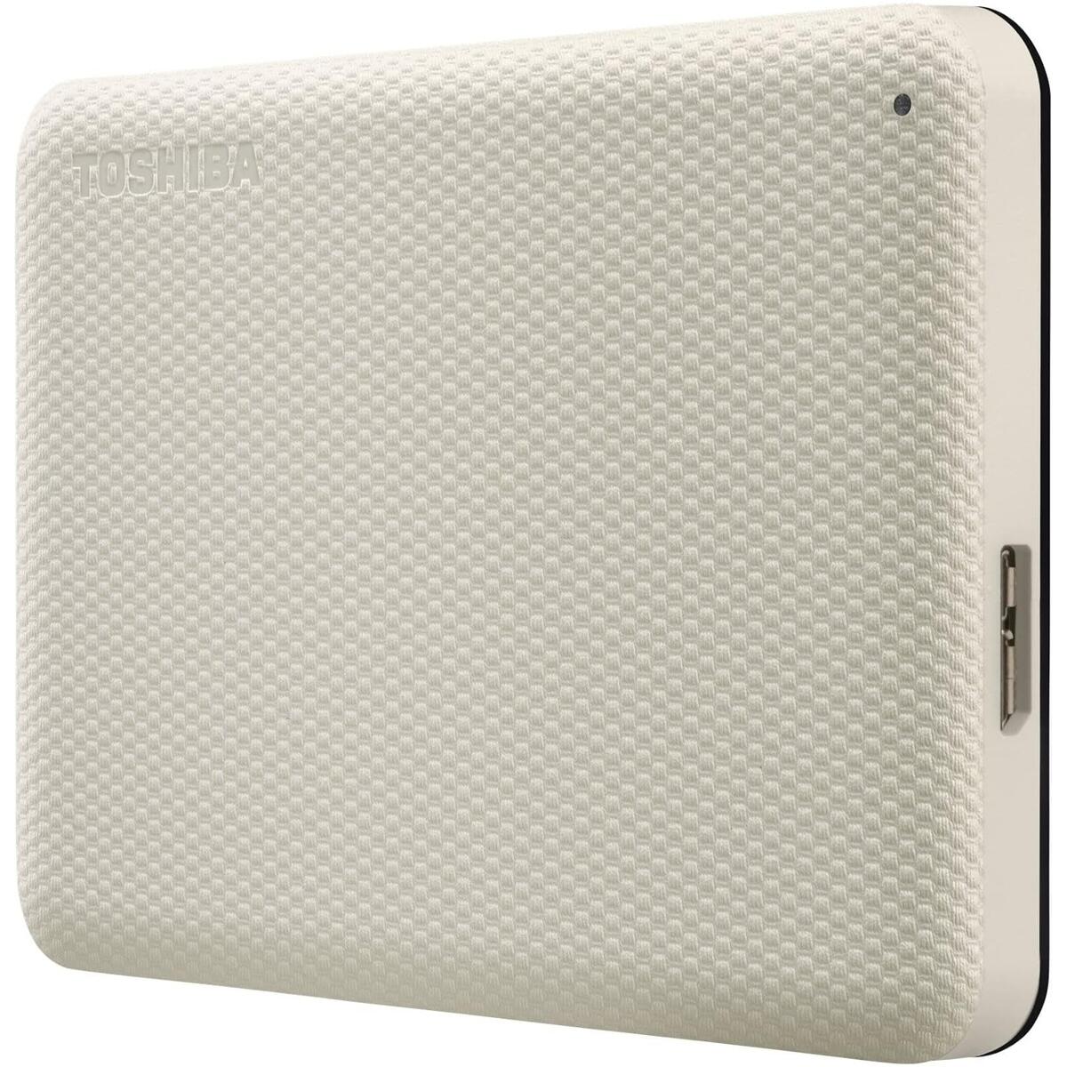 Toshiba Canvio Advance 2TB USB 3.2 Gen1 2.5" Portable External Hard Drive - Beige