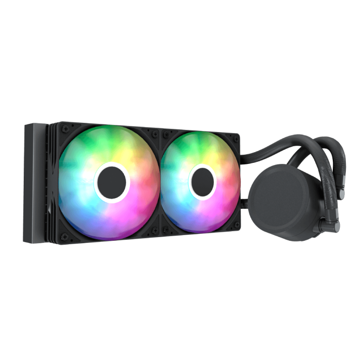 AeroCool Abyss 240mm L Digital Liquid Cpu Cooler - Black