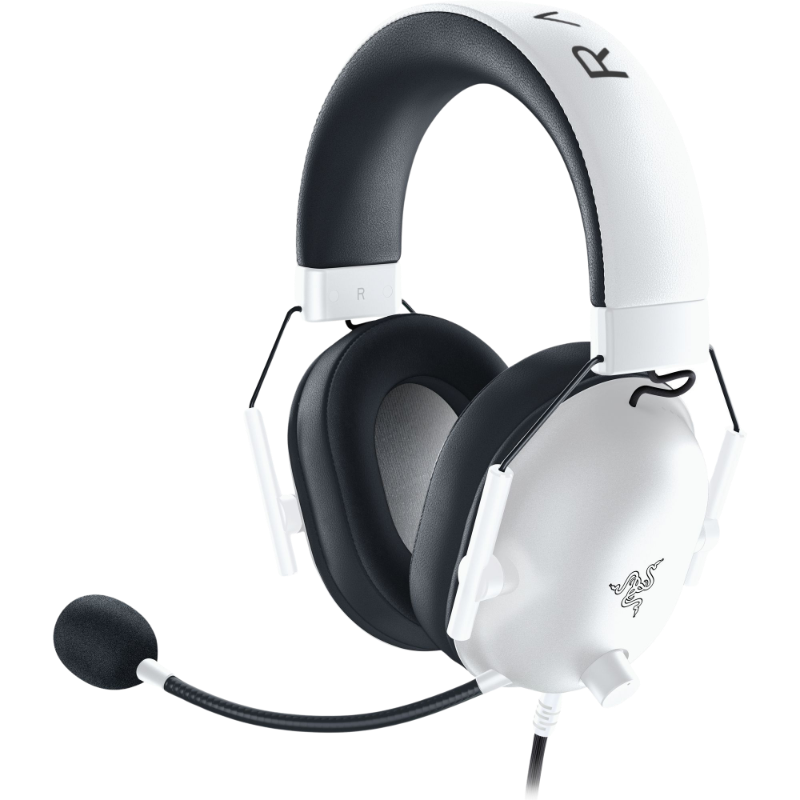 Razer BlackShark V2 X (PlayStation Licensed) Esports Gaming Headset - White