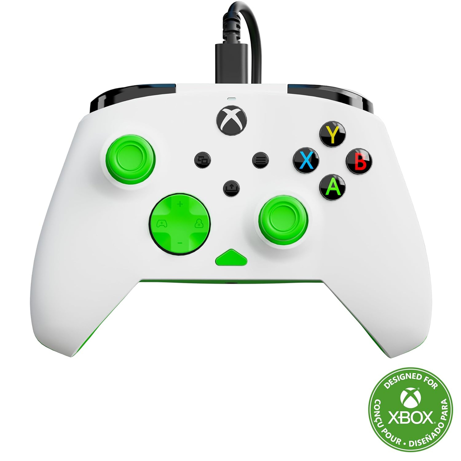 Turtle Beach Rematch Core Wired Gaming Controller for Xbox and PC - White Green