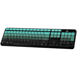 Volkano Prism Series Bluetooth Wireless Keyboard and Mouse – Teal