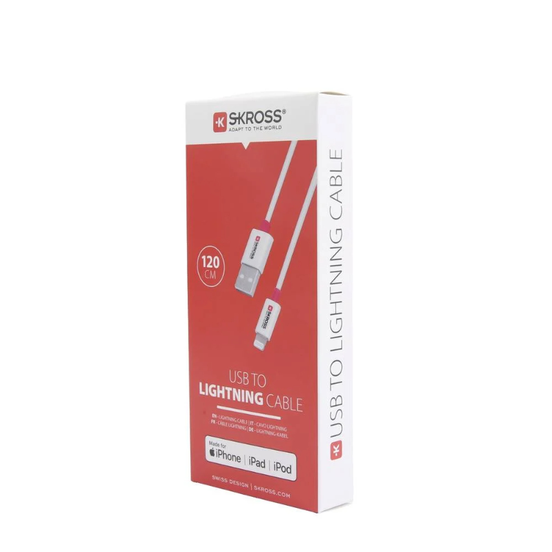 Skross Type-A to Lightning Cable 1.2m White
