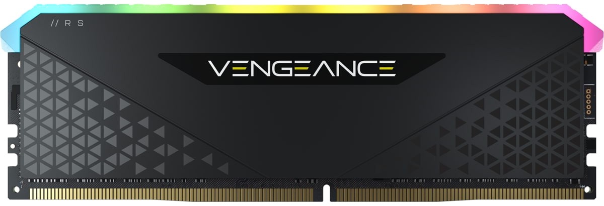 Corsair Vengeance RGB RS 8GB (1x8GB) DDR4-3200MHz CL16 1.35V Black Desktop Memory