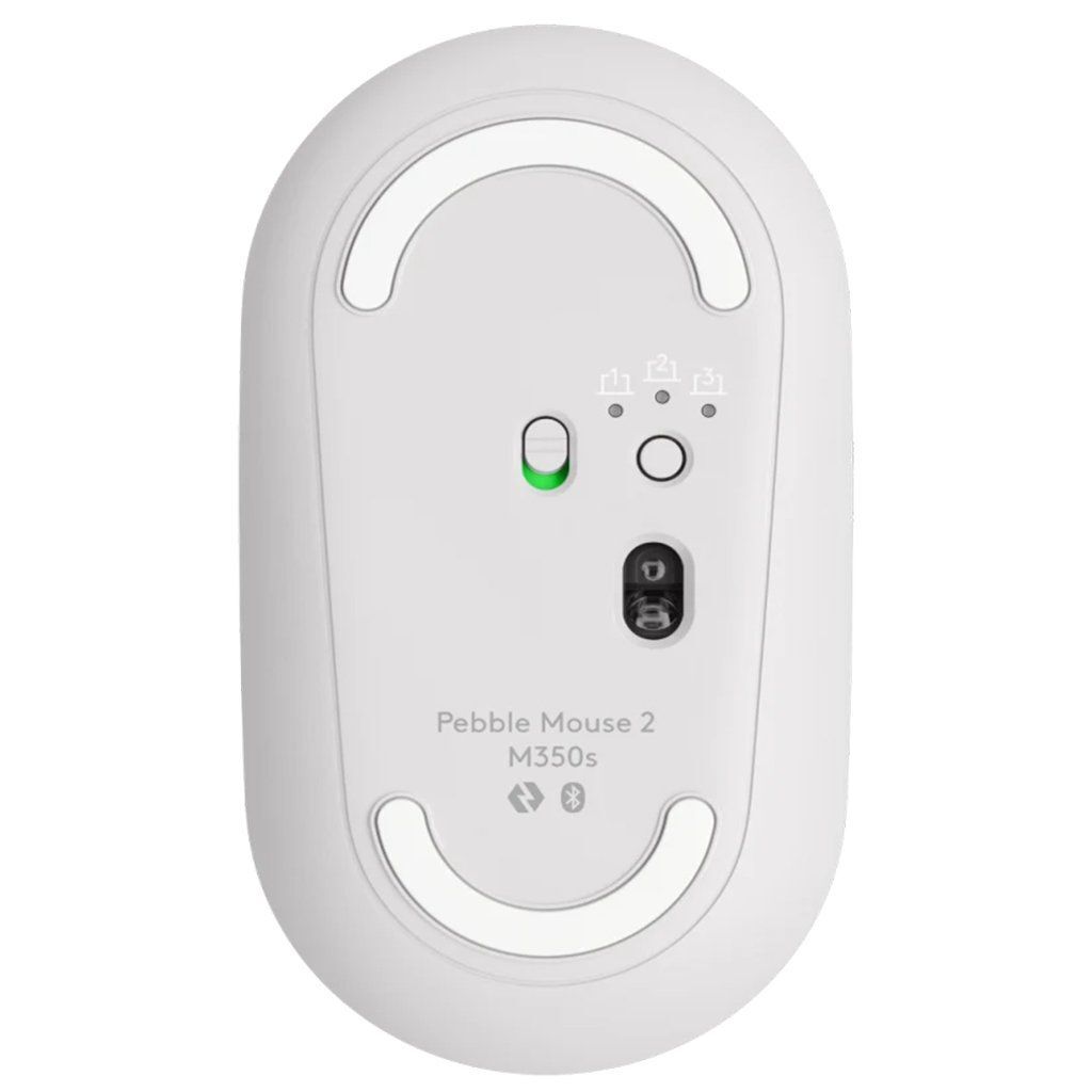 Logitech Pebble Mouse 2 - Tonal White