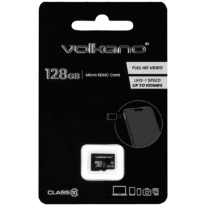 Volkano Micro Series 128GB Micro SD Card - Class 10