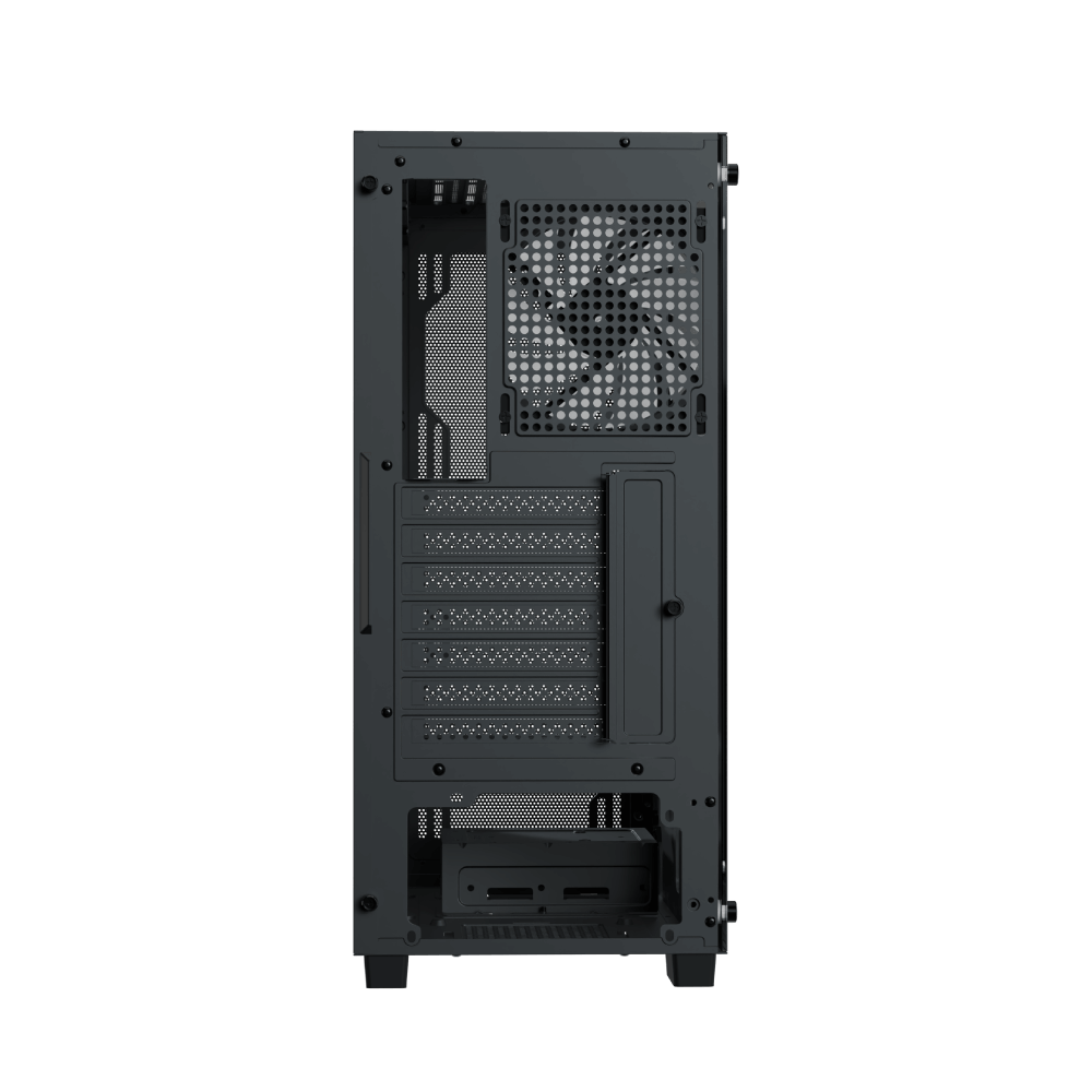 Aerocool B509A Flow ARGB ATX Mid Tower Gaming PC Case Black