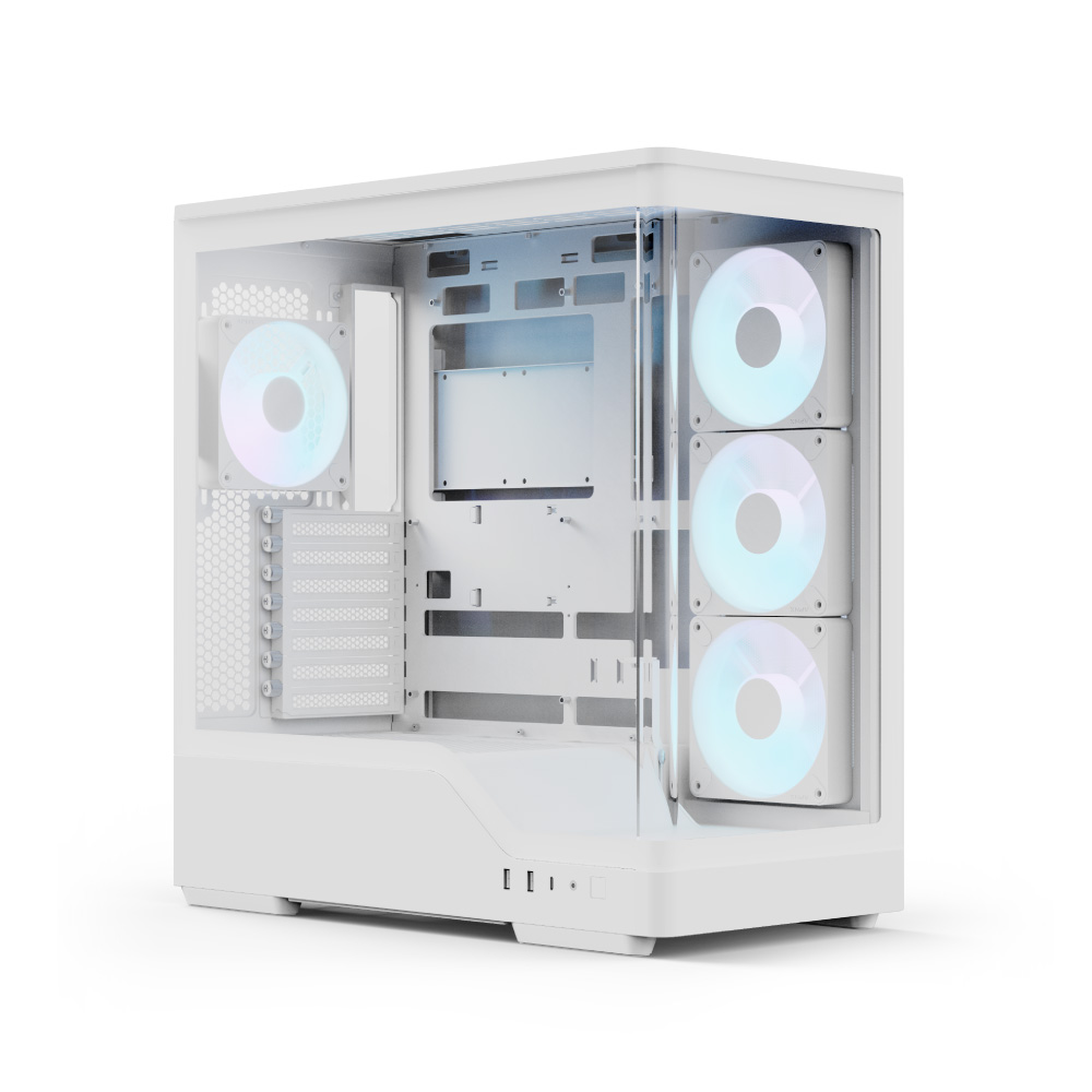 AeroCool P500A White Mid-Tower ATX Gaming Chassis