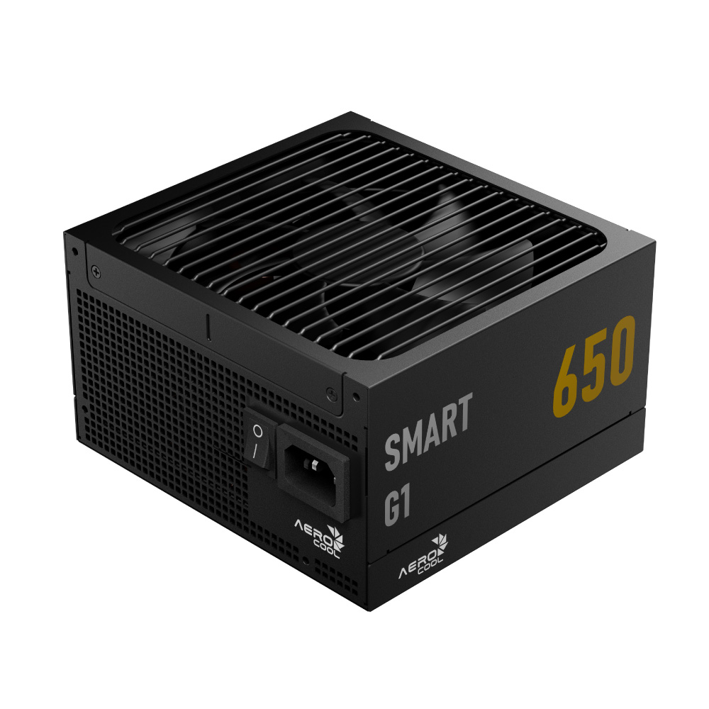 AeroCool SMART G1 Gold 650W 80+ Gold ATX 3.1 PCIe 5.1 Desktop Power Supply