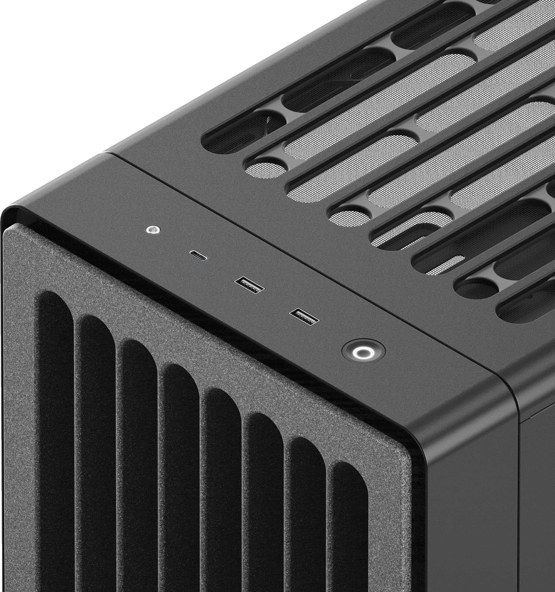 HAVN BF 360 Flow Tempered Glass Black SGCC Steel E-ATX Mid Tower Desktop Chassis